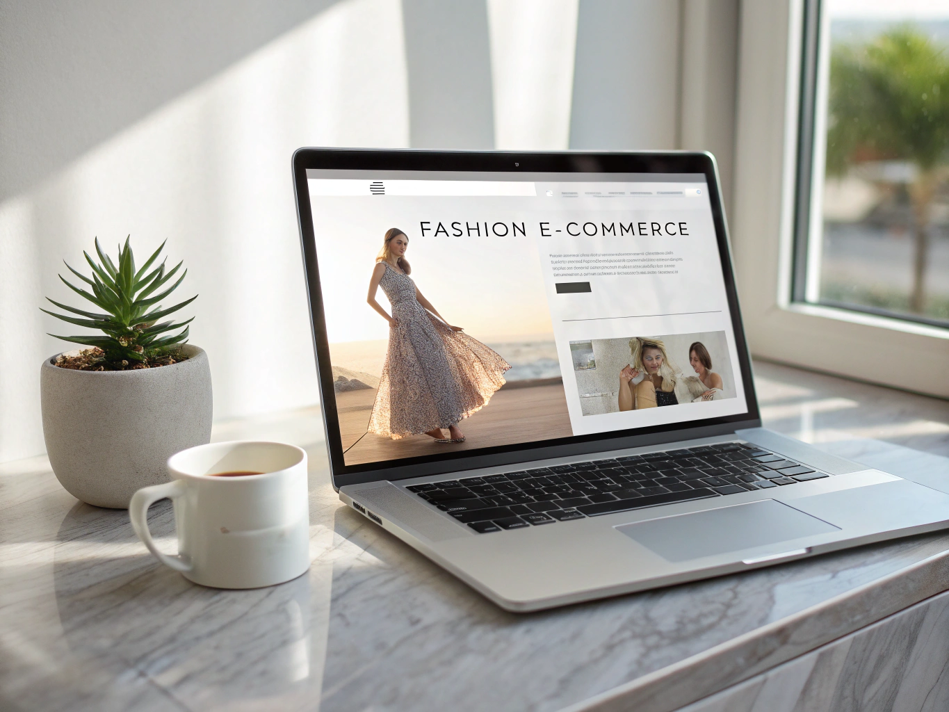 High-end fashion ecommerce site